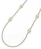 Dior Gold Plated CD Logo Necklace
