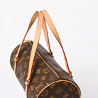 Louis Vuitton Papillon 26 Handbag Monogram Leather Brown Gold — view 4