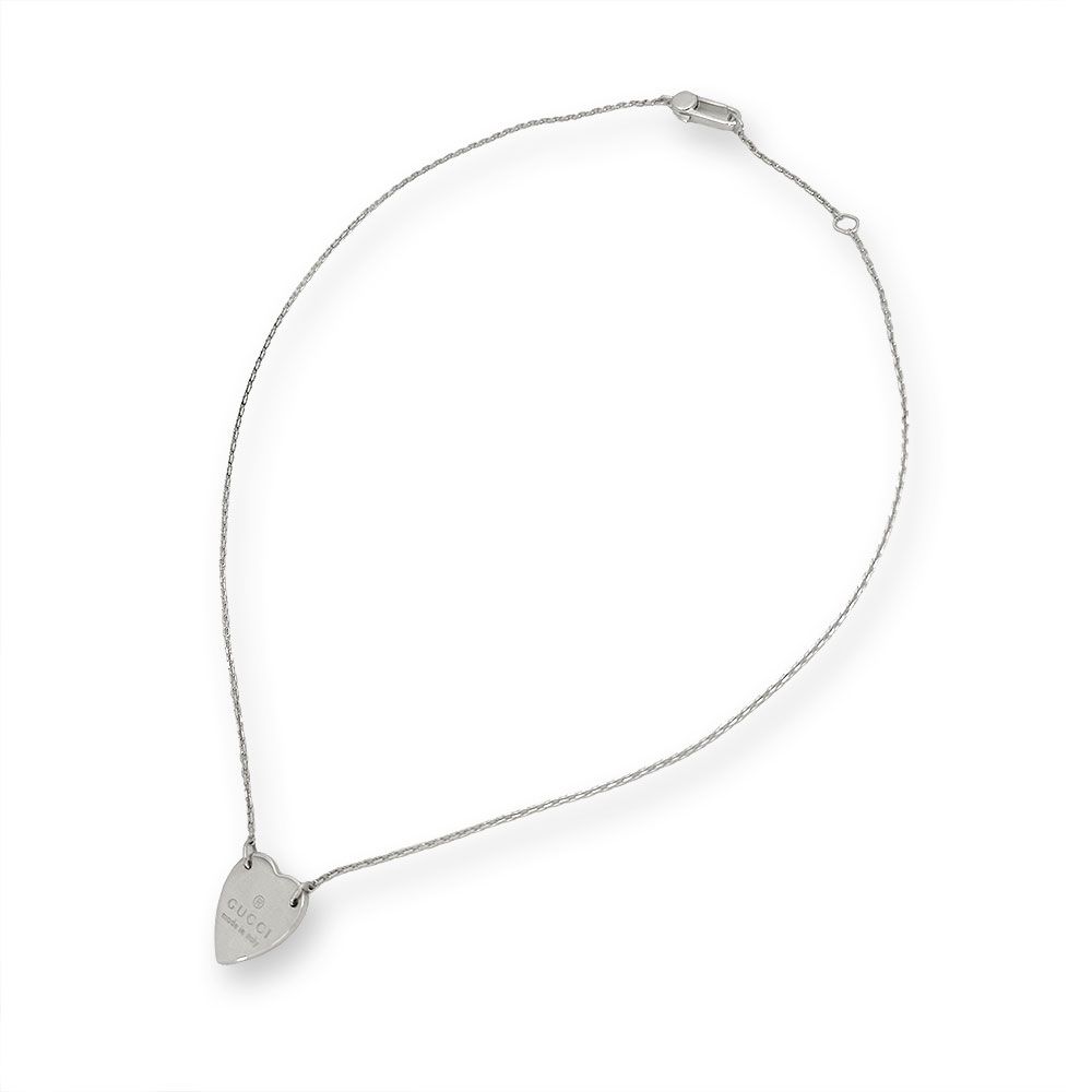 Gucci Motif Necklace Silver