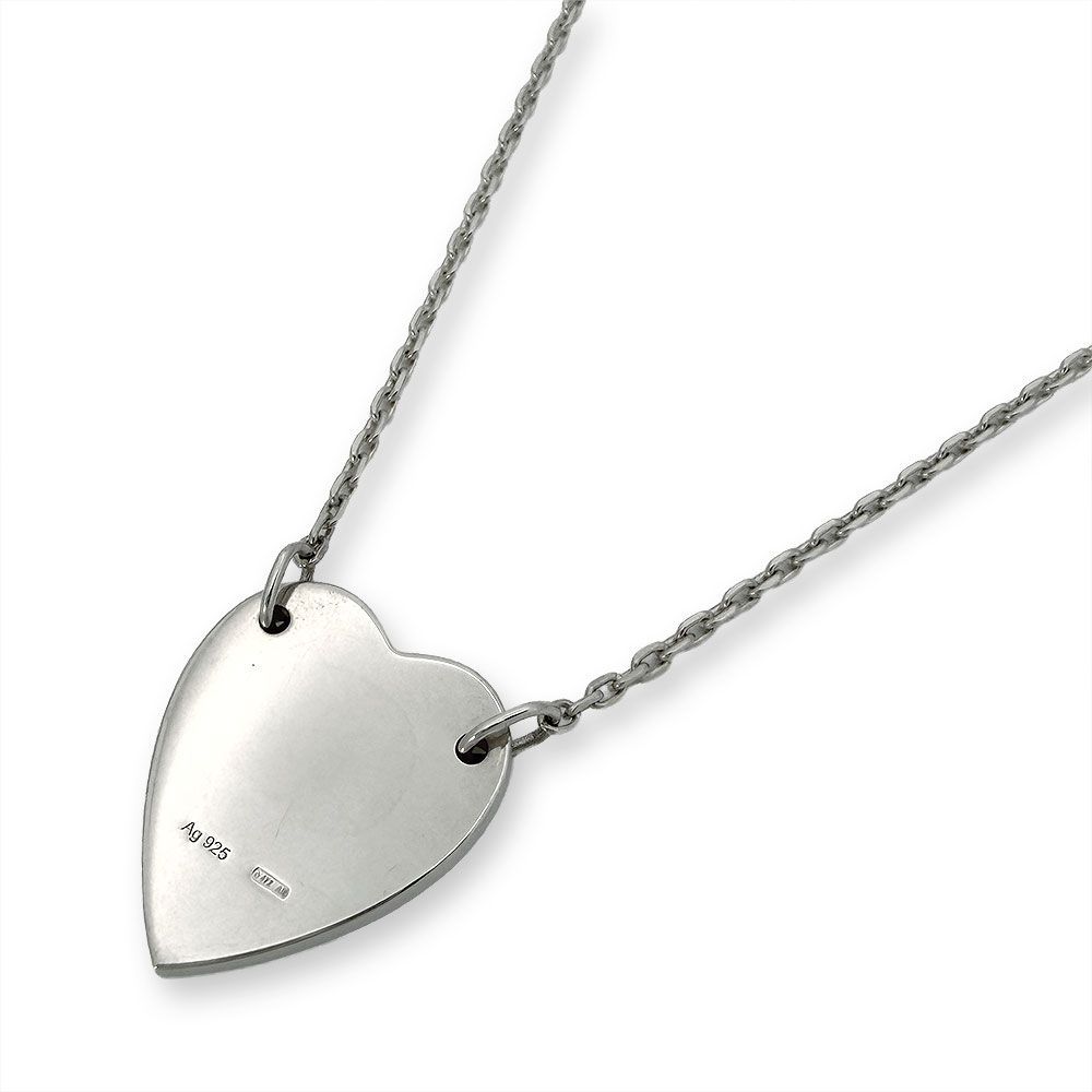 Gucci Motif Necklace Silver