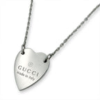 Gucci Motif Necklace Silver