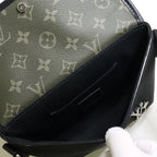 Louis Vuitton Pulse Wearable Wallet Shoulder Bag Khaki Black