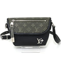 Louis Vuitton Pulse Wearable Wallet Shoulder Bag Khaki Black