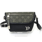 Louis Vuitton Pulse Wearable Wallet Shoulder Bag Khaki Black