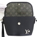 Louis Vuitton Pulse Wearable Wallet Shoulder Bag Khaki Black
