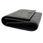 Louis Vuitton Monogram Shadow Victor Wallet Trifold Compact Noir Black
