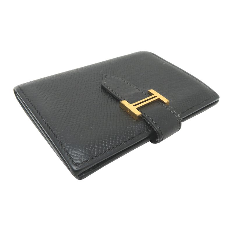 Hermes Card Case Card Holders Black