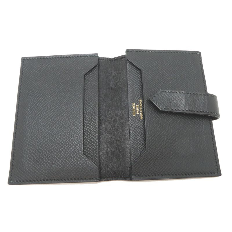 Hermes Card Case Card Holders Black