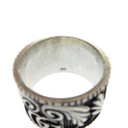 Gucci Double Leaf Motif 925 Sterling Silver Ring