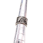 Gucci Double Leaf Motif 925 Sterling Silver Ring