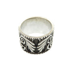 Gucci Double Leaf Motif 925 Sterling Silver Ring