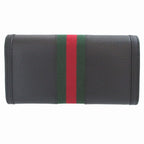 Gucci Sherry Ophidia Leather Black Bifold Wallet