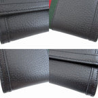 Gucci Sherry Ophidia Leather Black Bifold Wallet