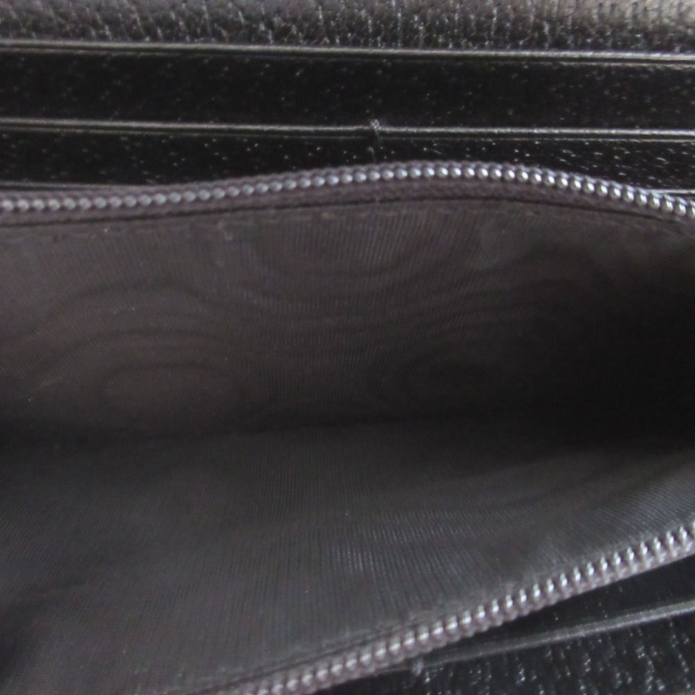 Gucci Sherry Ophidia Leather Black Bifold Wallet