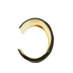 Gucci Wide Bangle Metal Khaki Green Gold Bracelet