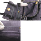 Saint Laurent Muse to Embossed Leather Gray Handbag