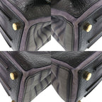 Saint Laurent Muse to Embossed Leather Gray Handbag