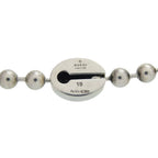 Gucci Ball Chain Bracelet Interlocking 925 Sterling Silver