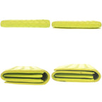 Bottega Veneta Intrecciato Leather Yellow Green Wallet