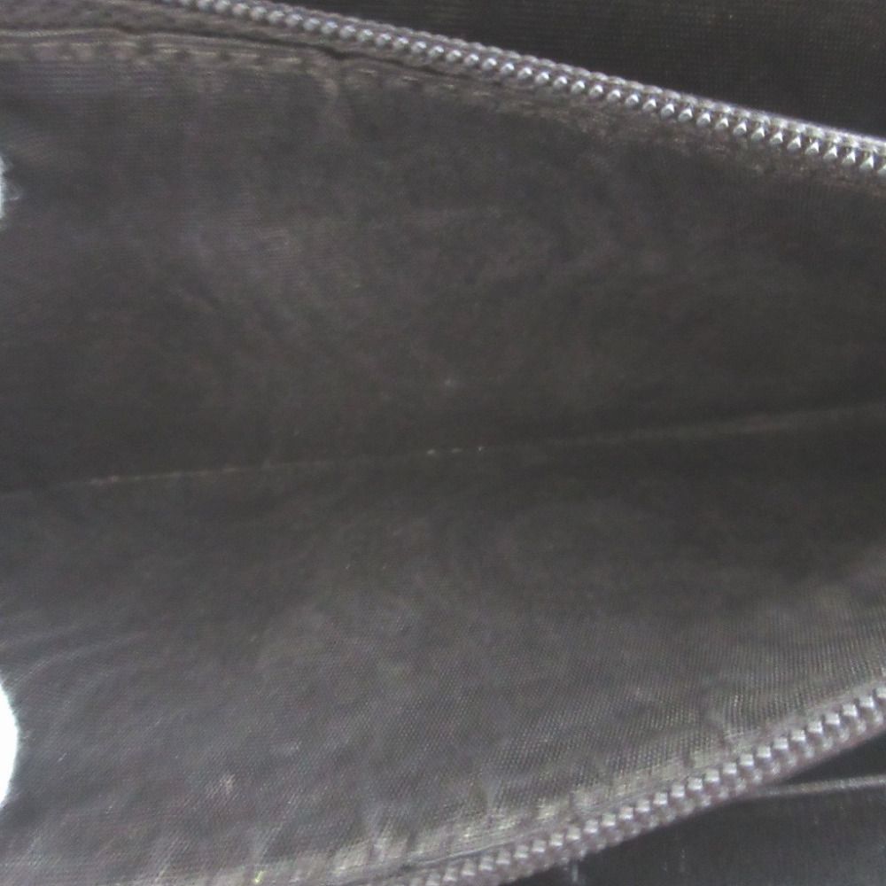 Gucci Blade Embroidery Leather Black Zip Around Wallet