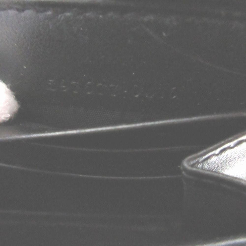 Gucci Blade Embroidery Leather Black Zip Around Wallet