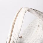 Bottega Veneta Hobo Shoulder Bag Intrecciato White Ivory — view 4