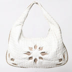 Bottega Veneta Hobo Shoulder Bag Intrecciato White Ivory — view 2