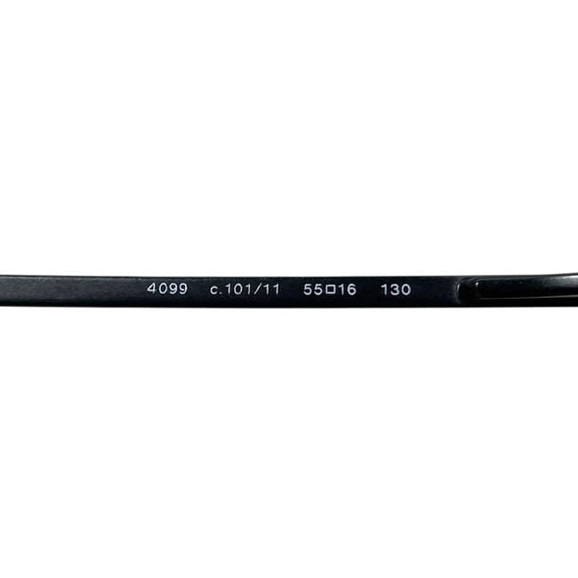 Chanel Sunglasses Black Gradient CC Logo Side Metal Acetate Eyewear Square Lens