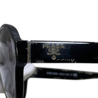 Prada Sunglasses Black Gradient Eyewear Acetate Case Lens
