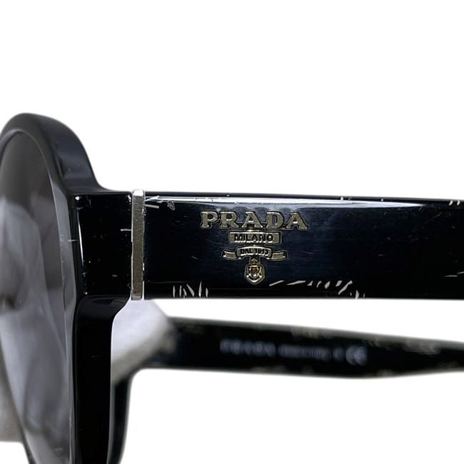 Prada Sunglasses Black Gradient Eyewear Acetate Case Lens