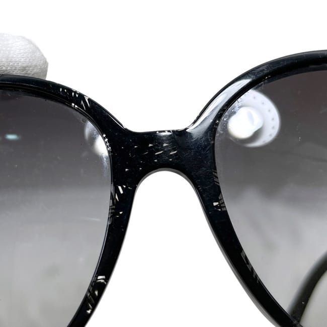 Prada Sunglasses Black Gradient Eyewear Acetate Case Lens