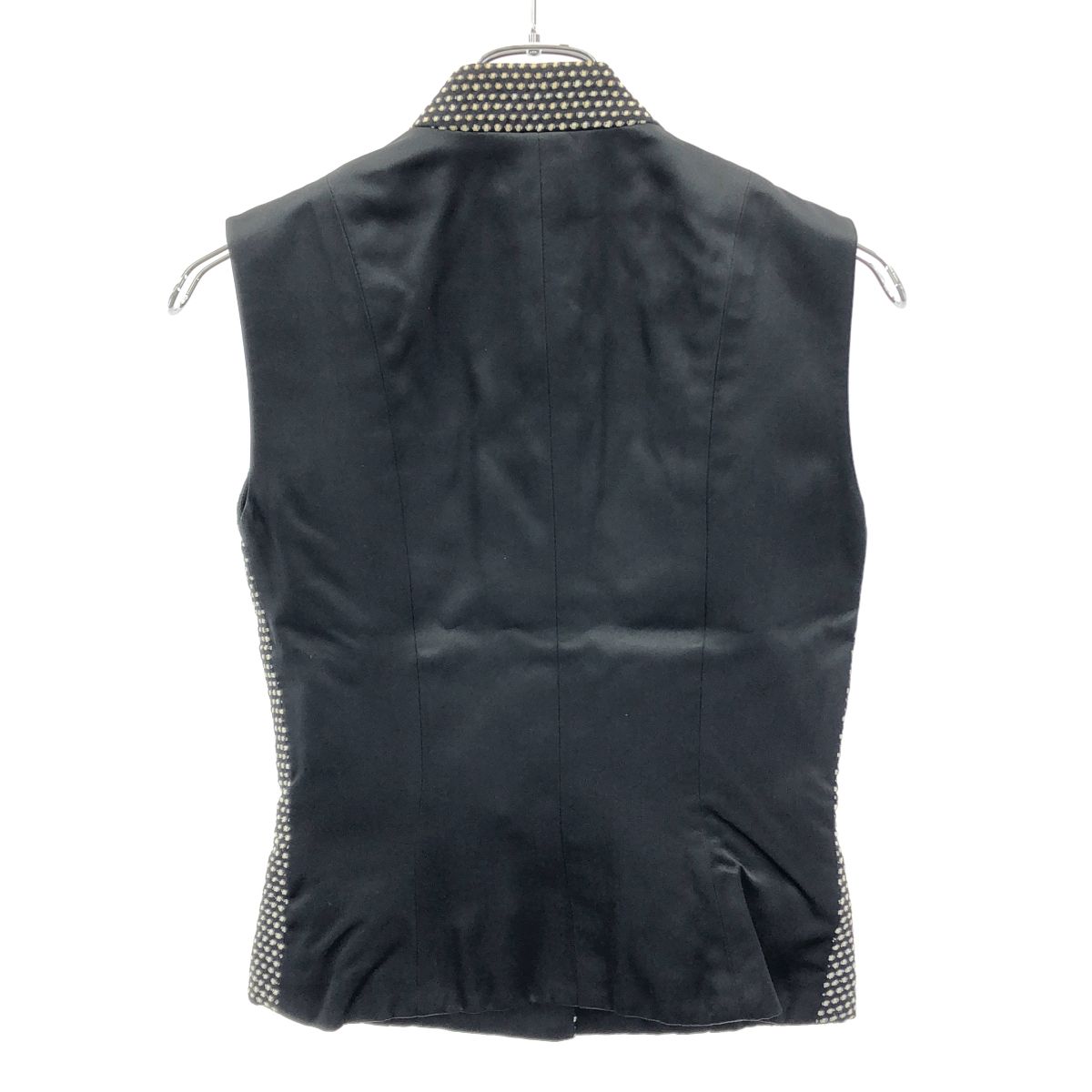 Dior Dot Jacquard Vest Black — view 2