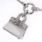 Hermes Bijou de Sac Bag Charm Fauve Rouge de Coule Apple