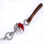 Hermes Bijou de Sac Bag Charm Fauve Rouge de Coule Apple