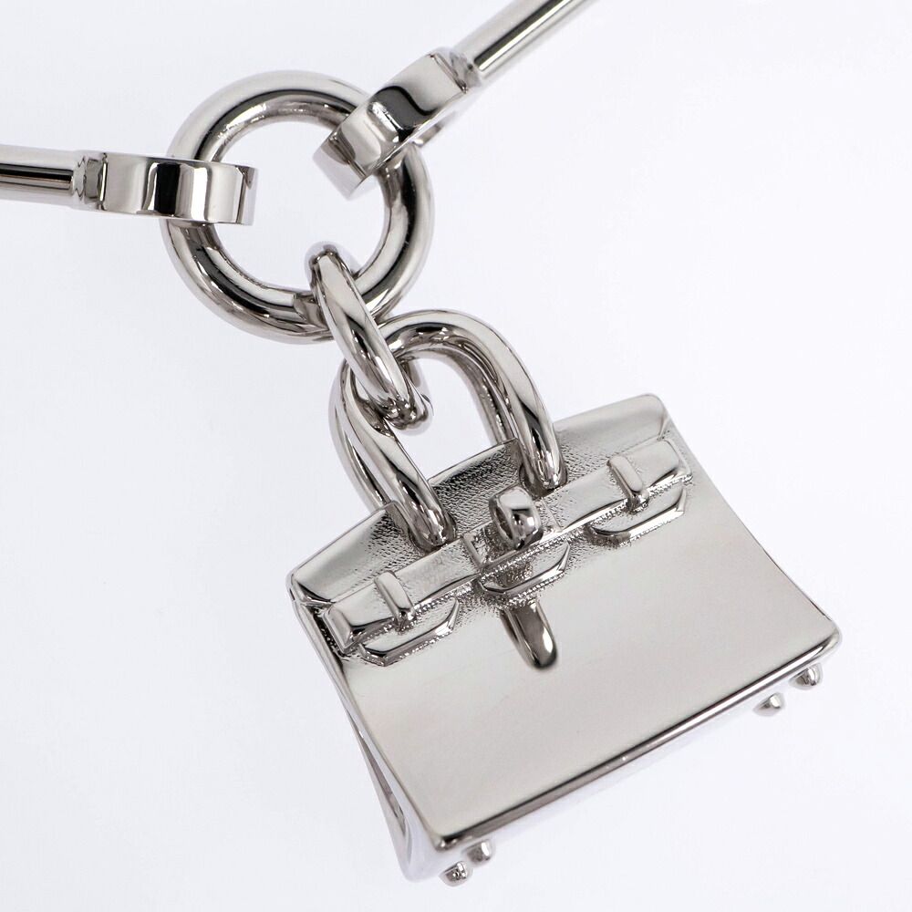 Hermes Bijou de Sac Bag Charm Fauve Rouge de Coule Apple
