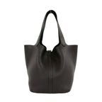Hermes Picotin MM Taurillon Clemence Leather Tote Bag Ebene