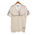 Dior Homme Love T-Shirt Short Sleeve Neck Print L White