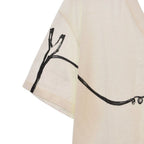 Dior Homme Love T-Shirt Short Sleeve Neck Print L White — view 6