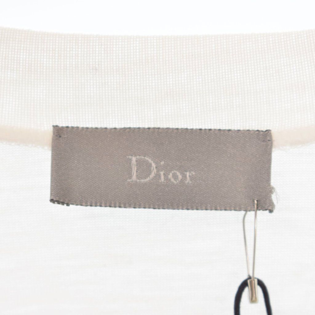 Dior Homme Love T-Shirt Short Sleeve Neck Print L White — view 3