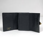 Louis Vuitton Portefeuille Metis Compact Monogram Empreinte Noir Wallet