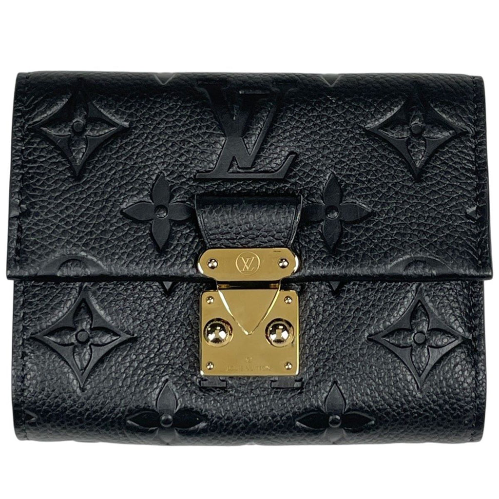 Louis Vuitton Portefeuille Metis Compact Monogram Empreinte Noir Wallet