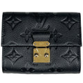 Louis Vuitton Portefeuille Metis Compact Monogram Empreinte Noir Wallet