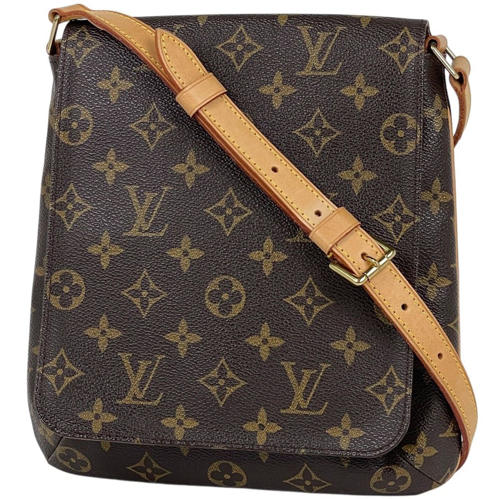 Louis Vuitton Musette Salsa Short Shoulder Bag Monogram Brown