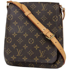 Louis Vuitton Musette Salsa Short Shoulder Bag Monogram Brown