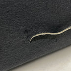 Fendi Zucca Logo Shoulder Bag Mamma Baguette Fabric Black