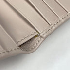 Prada Bifold Wallet Leather Pink