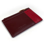 Bottega Veneta Cassette Fastener Card Case Coin Leather Bordeaux