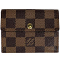 Louis Vuitton L'Adoree Coin Case Bifold Damier Brown