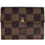 Louis Vuitton L'Adoree Coin Case Bifold Damier Brown