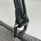 Fendi Peekaboo Handbag Fabric Gray